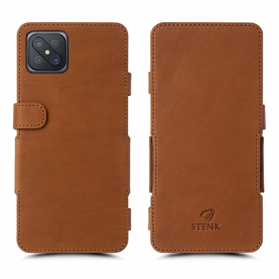 

Чехол книжка Stenk Prime для OPPO A92s Camel