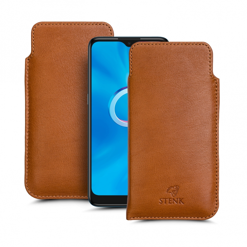 

Футляр Stenk Elegance для Alcatel 1SE (2020) Camel