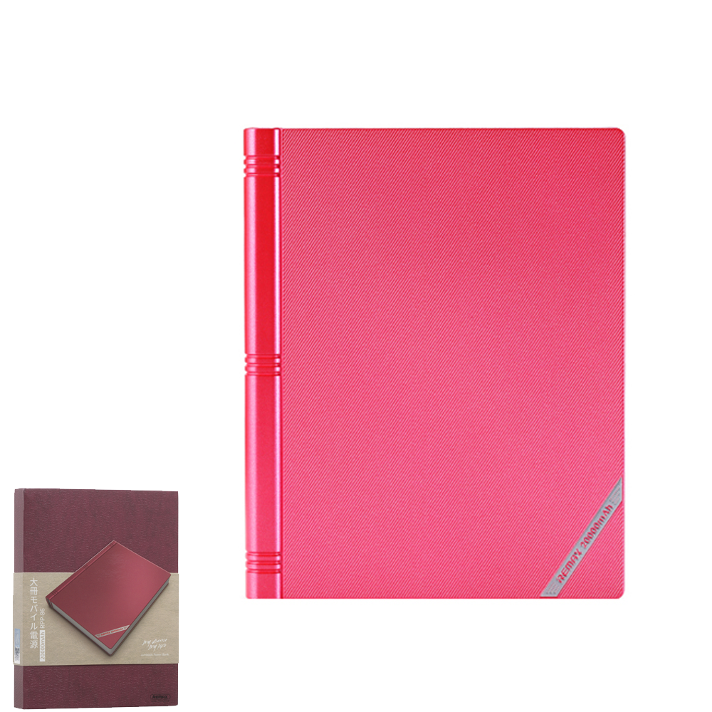 

Портативное зарядное устройство (Power Bank) REMAX Power Bank Jumbook Series RPP-86 20000 mAh Pink