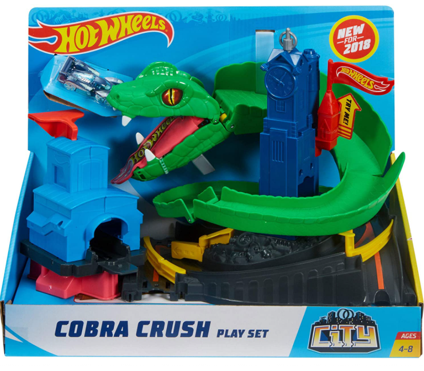 

Трек Хот Вилс Кобра Hot Wheels City Cobra Mattel FNB20