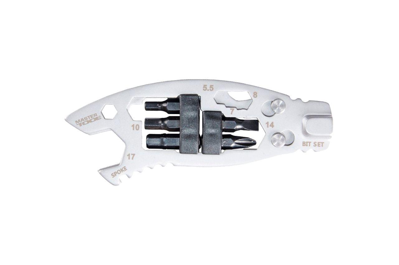 

Мультитул Mastertool 17 в 1 велосипед Серебристый (79-0225) 4385943