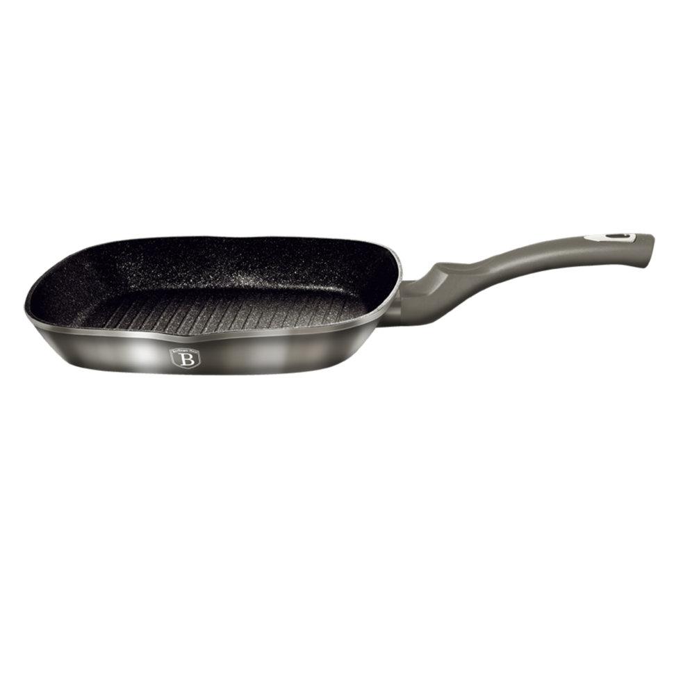 

Cковорода гриль Berlinger Haus Carbon Metallic Line 28х28 см BH-1249-N 172145