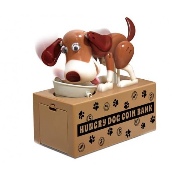 

Собака поедающая монеты копилка My Dog Piggy Bank, Коричнево-белый (D-2019090568)