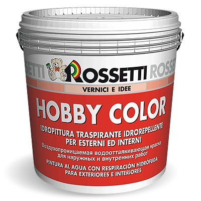 

Фасадная акриловая краска на водной основе ROSSETTI J-COLORS (Италия) HOBBY COLOR 4,5 л