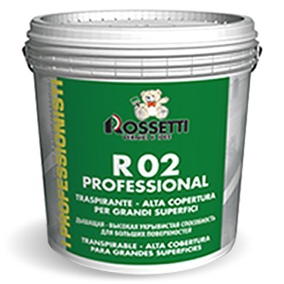 

Интерьерная краска для стен и полотков ROSSETTI J-COLORS (Италия) R02 PROFESSIONAL 10 л