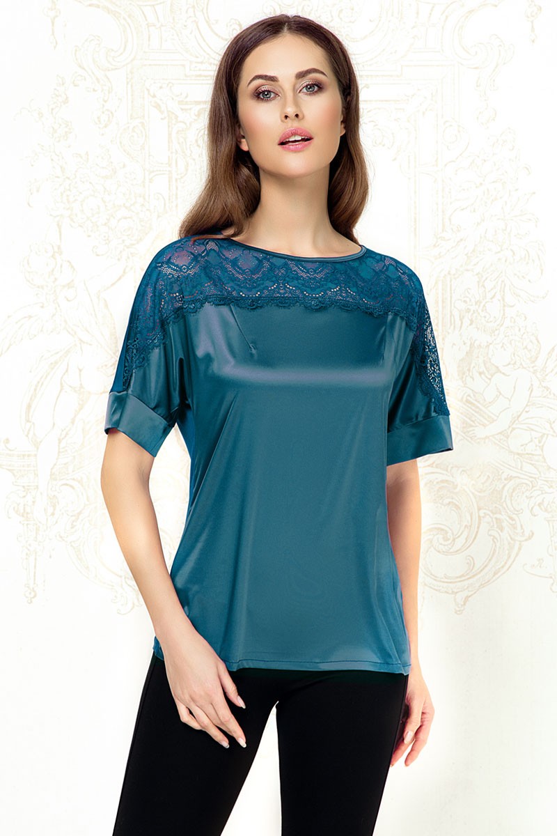 

Блуза Anabel Arto 52(3XL) лазурный