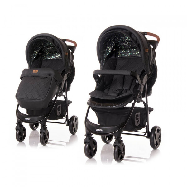 

Коляска прогулочная Lorelli DAISY Black circles (23280)