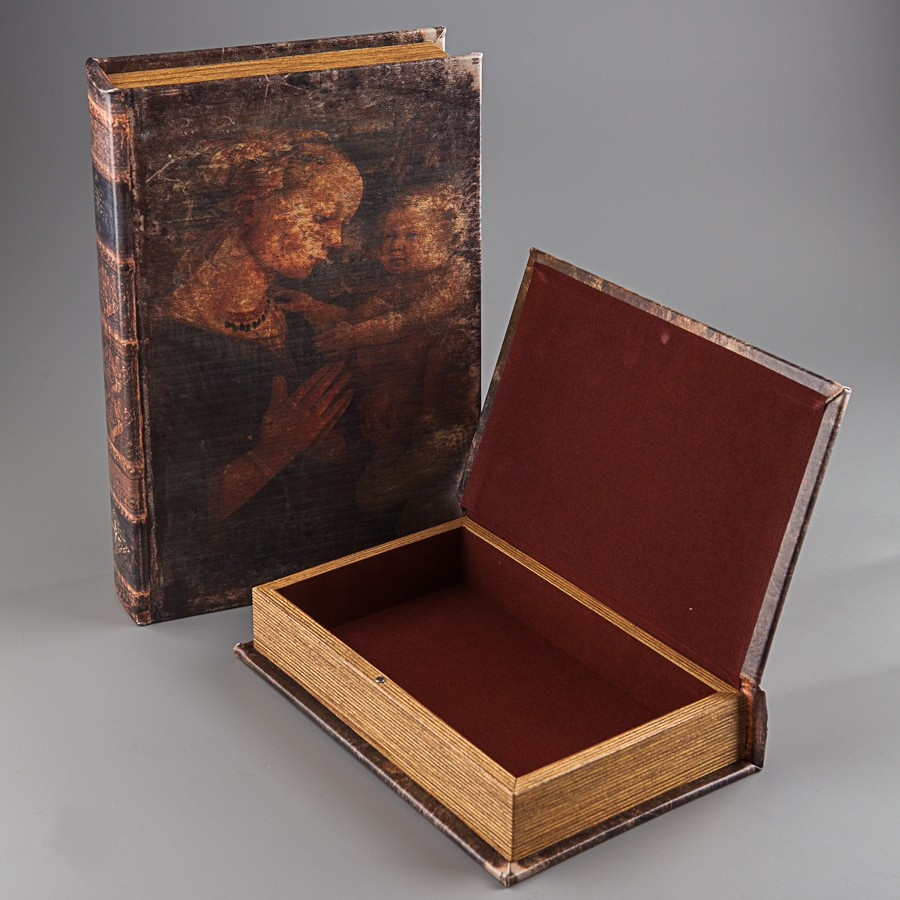 

Книга в виде шкатулки Мария с Иисусом 33х22х7 см Veronese AL45250