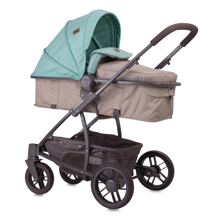 

Коляска-трансформер S-500 SET с автокреслом green&beige teddy bear Bertoni/Lorelli BMK76225