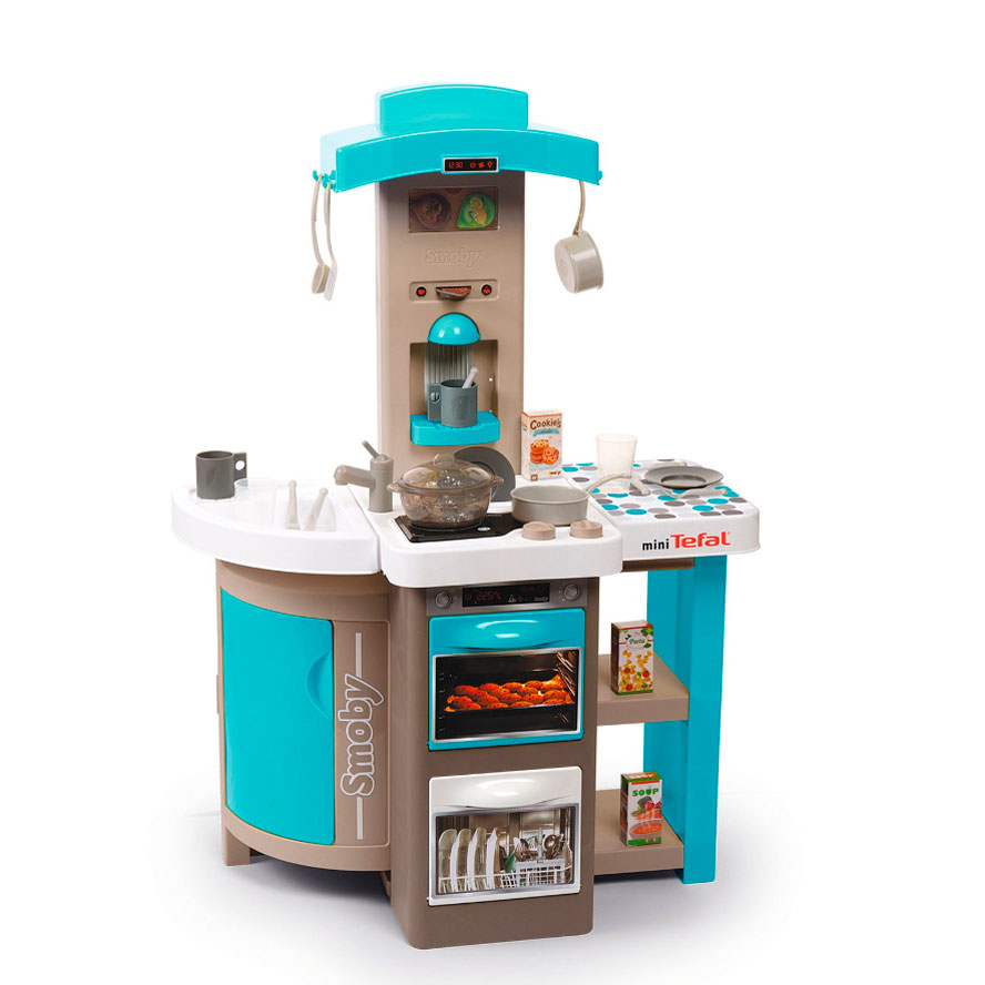 

Детская кухня Toys Tefal blue Повар раскладная с эффектом кипения Smoby OL31760