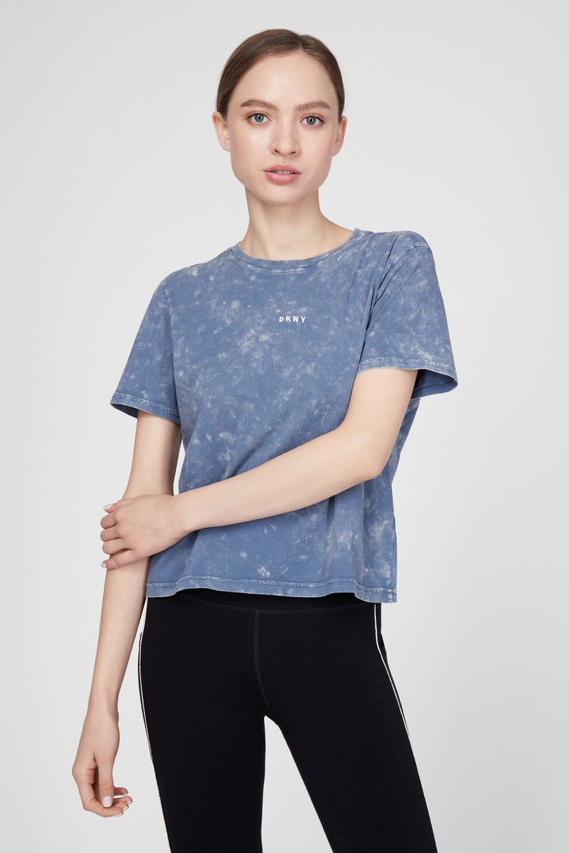 

Женская синяя футболка DKNY XS DP0T7384