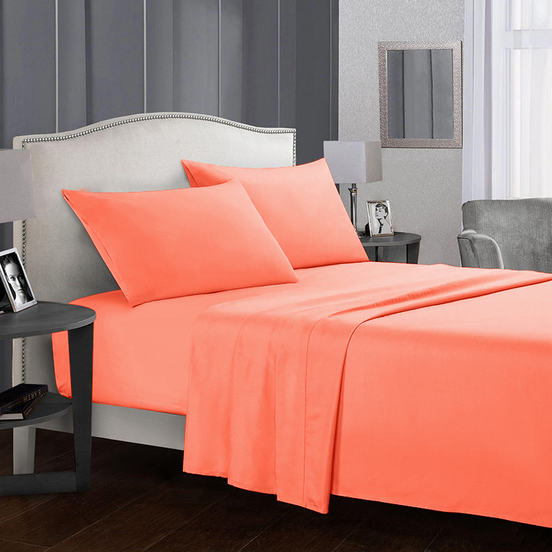 

Комплект постельного белья из сатина Time Textile Sunset евро Коралл TT165318