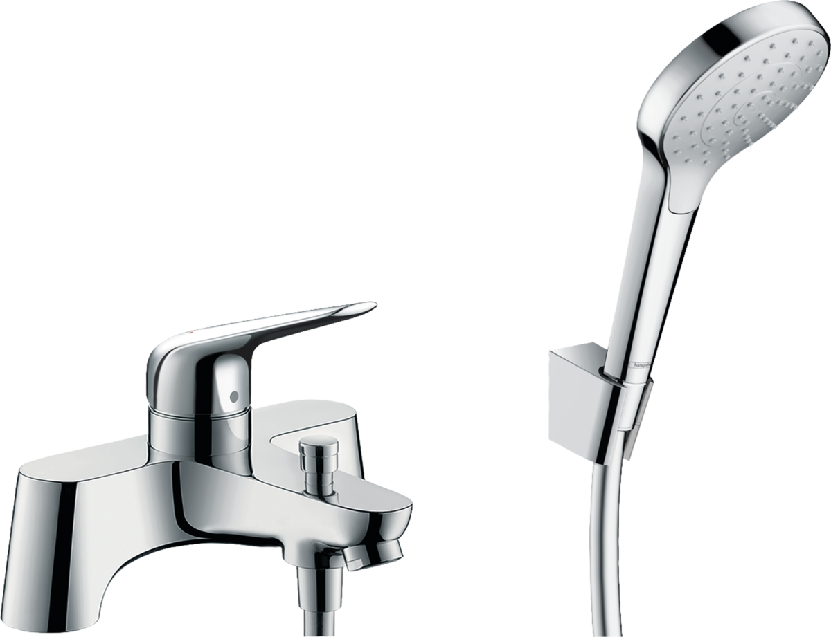 

Змішувач для ванни Hansgrohe Novus комплект душової лійки Croma Select (71044000)