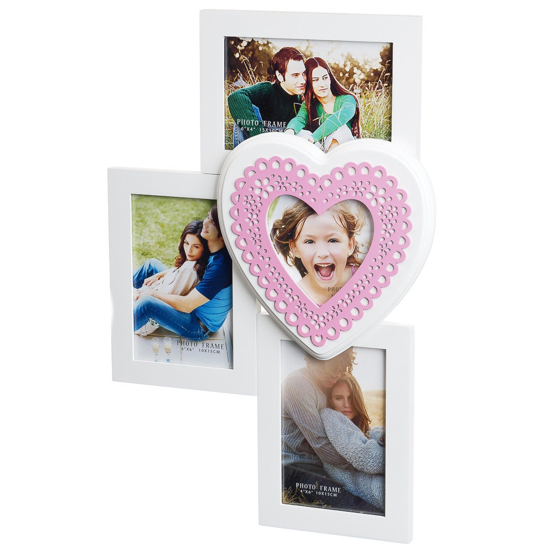 

Декоративная фоторамка Pink heart 28*42 см Veronese AL78484