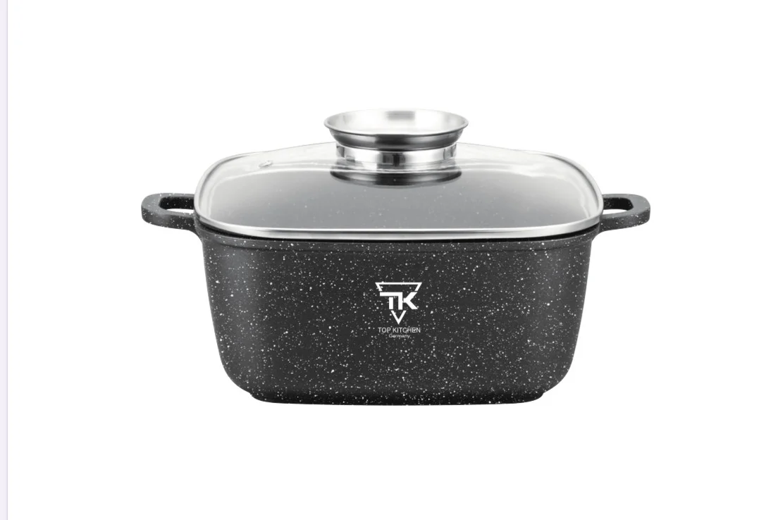 

Кастрюля с крышкой 2.7 л Top Kitchen ТК00054 черная