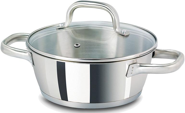 

Кастрюля Bon Chef 3л из нержавеющей стали, низкая Vitrinor DP36681