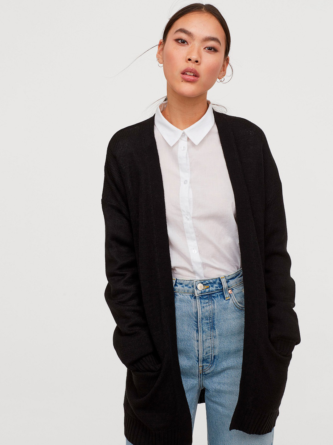 

Кардиган H&M KK6875240 L Черный