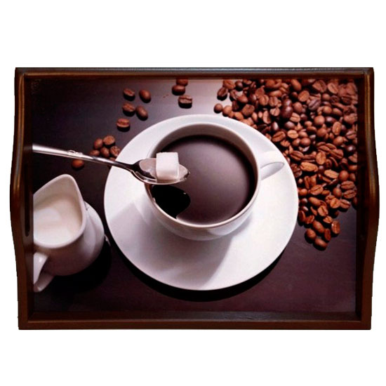 

Кухонный поднос на подушке «Coffee 4» Lora SK17328