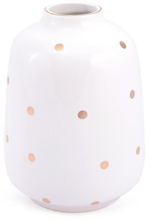 

Ваза настольная ceramic Home home 18 см, золотой горох Bona DP41719