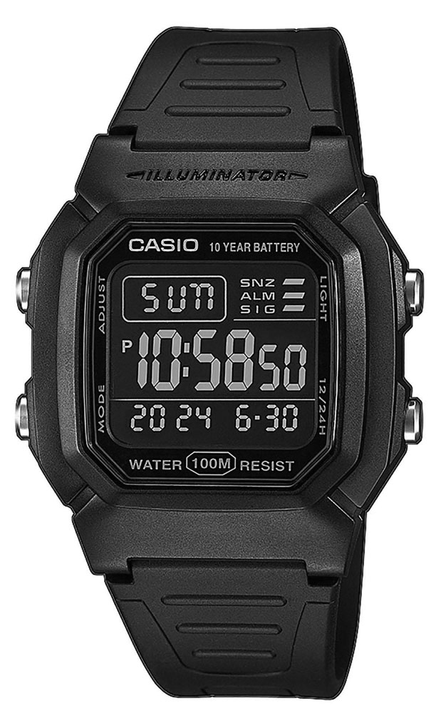 

Мужские часы Casio W-800H-1BVES