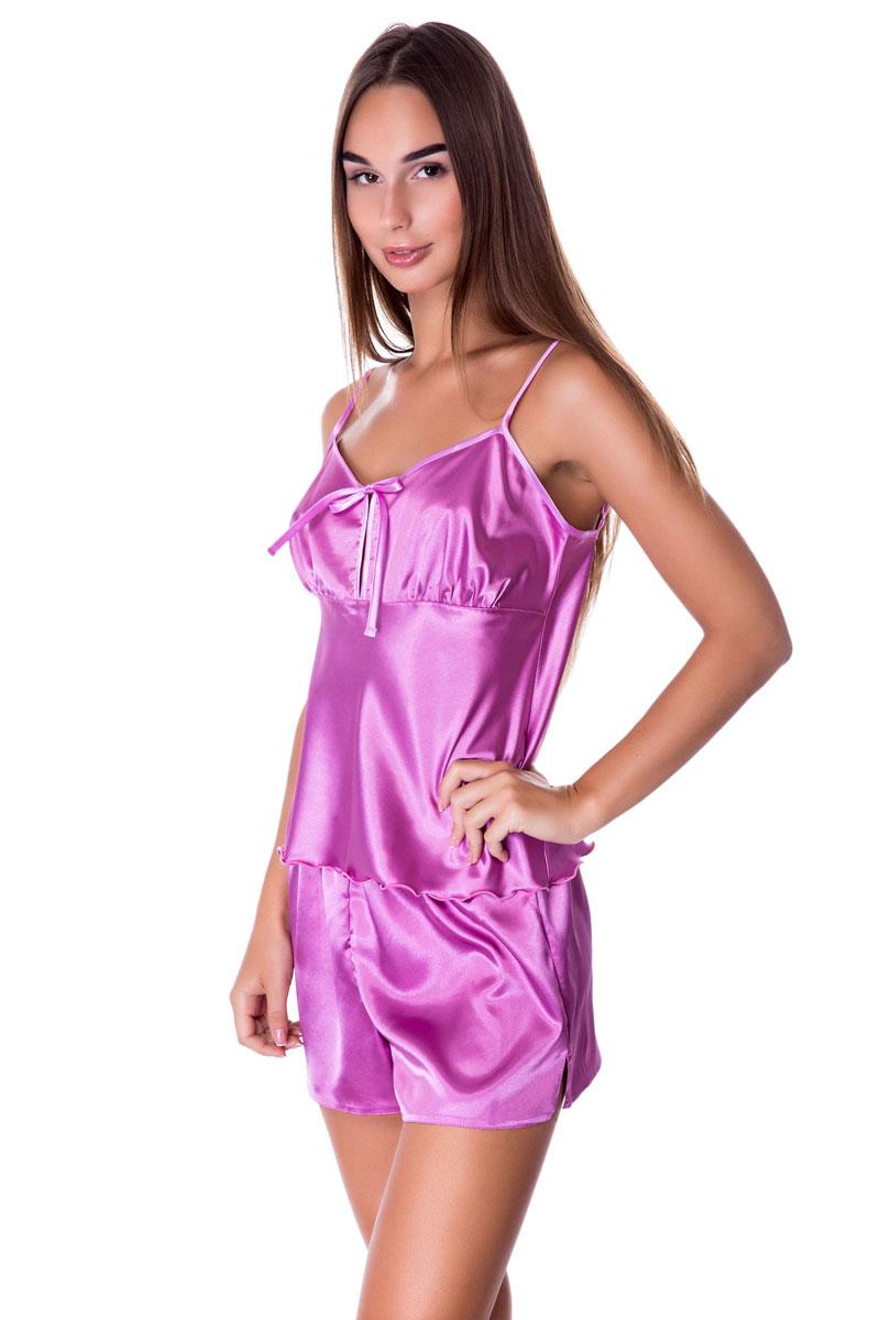 

Комплект (майка + шорты) Fleri Silk F50017  Фламінго, Комплект (майка + шорты) Fleri Silk F50017 40 Фламінго