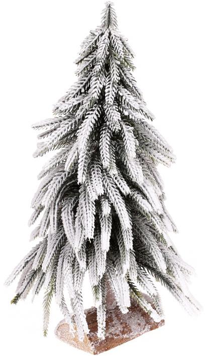 

Фигурка декоративная елка Снежная 20х20х34см, на деревянной подставке Bona DP69534