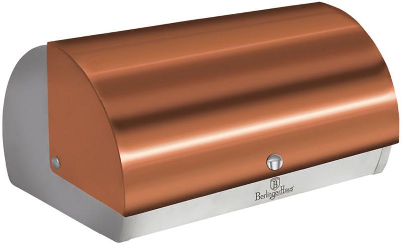 

Хлебница Rose Gold 38.5х28х18.5см, сталь нержавеющая Berlinger Haus DP38499