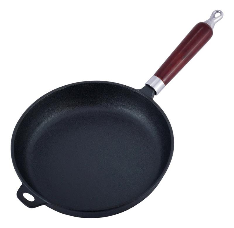

Сковородка со съемной ручкой Brighton диаметр 24.5см чугунная Kamille DP73393