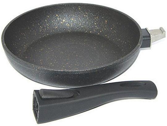 

Сковородка Cosmic Black диаметр 28см со съемной ручкой Fissman DP36063