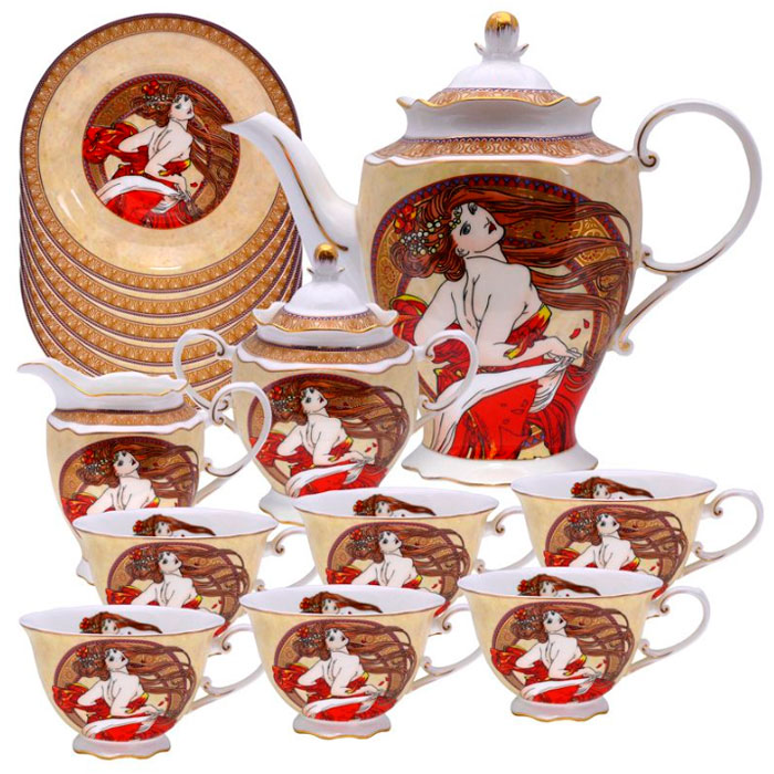 

Чайный сервиз Dance на 15 предметов Carmani T-SS32283