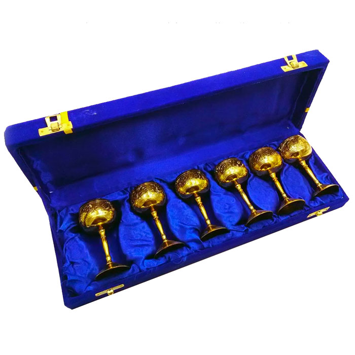 

Бронзовые рюмки на ножке Darshan T-FX32982