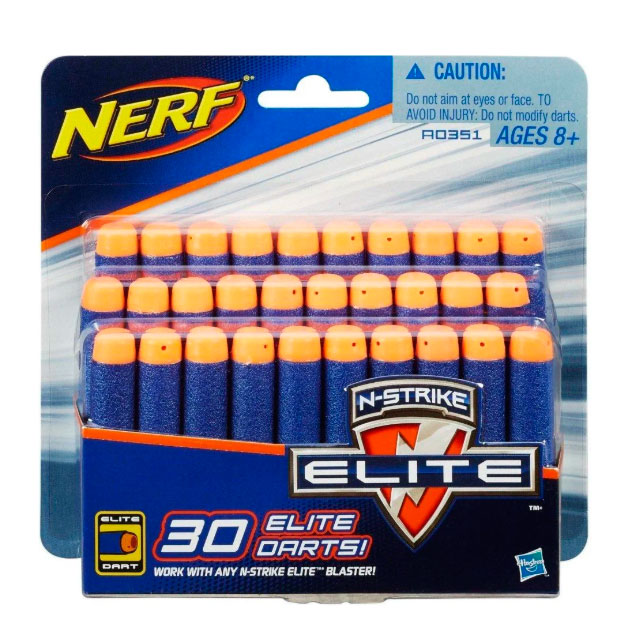 

Комплект стрел для бластеров Nerf Elite 30 шт Hasbro 101827