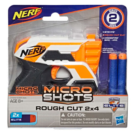 

Бластер Нерф Микрошотс Рафкат Nerf MicroShots Rough Cut Hasbro 103071