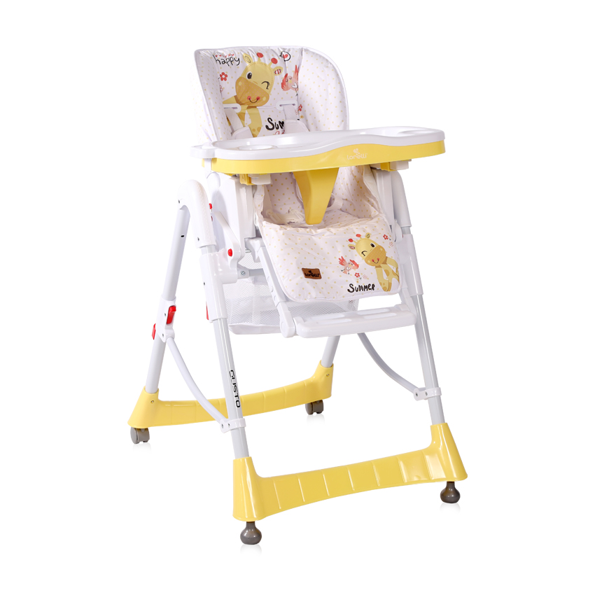 

Стульчик для кормления GUSTO yellow giraffe Bertoni/Lorelli BMK77403