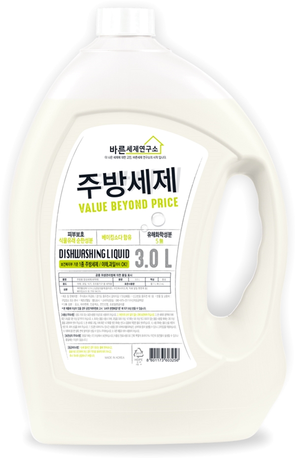 

Моющее средство для посуды Mukunghwa Dishwashing Liquid Лаборатория чистоты 3 л