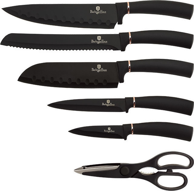 

Набір ножів Berlinger Haus Black Rose Collection BH-2422