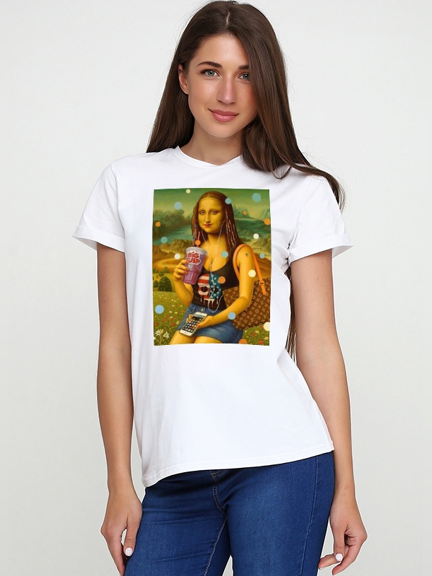 

Футболка Malta 19Ж441-24-Р3 Mona Lisa M (44) Белая