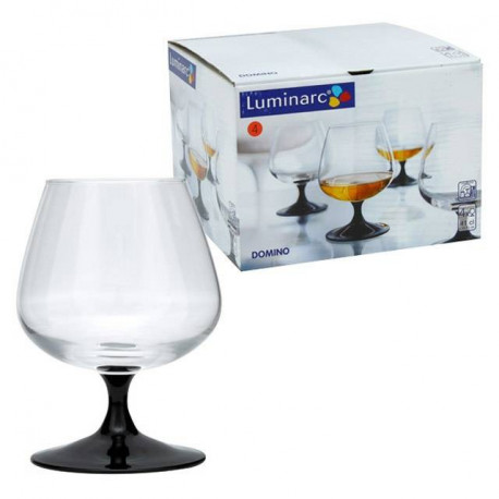

Набір келихів для коньяку Luminarc Domino 410 мл 4 шт. LM-3030j-9724e