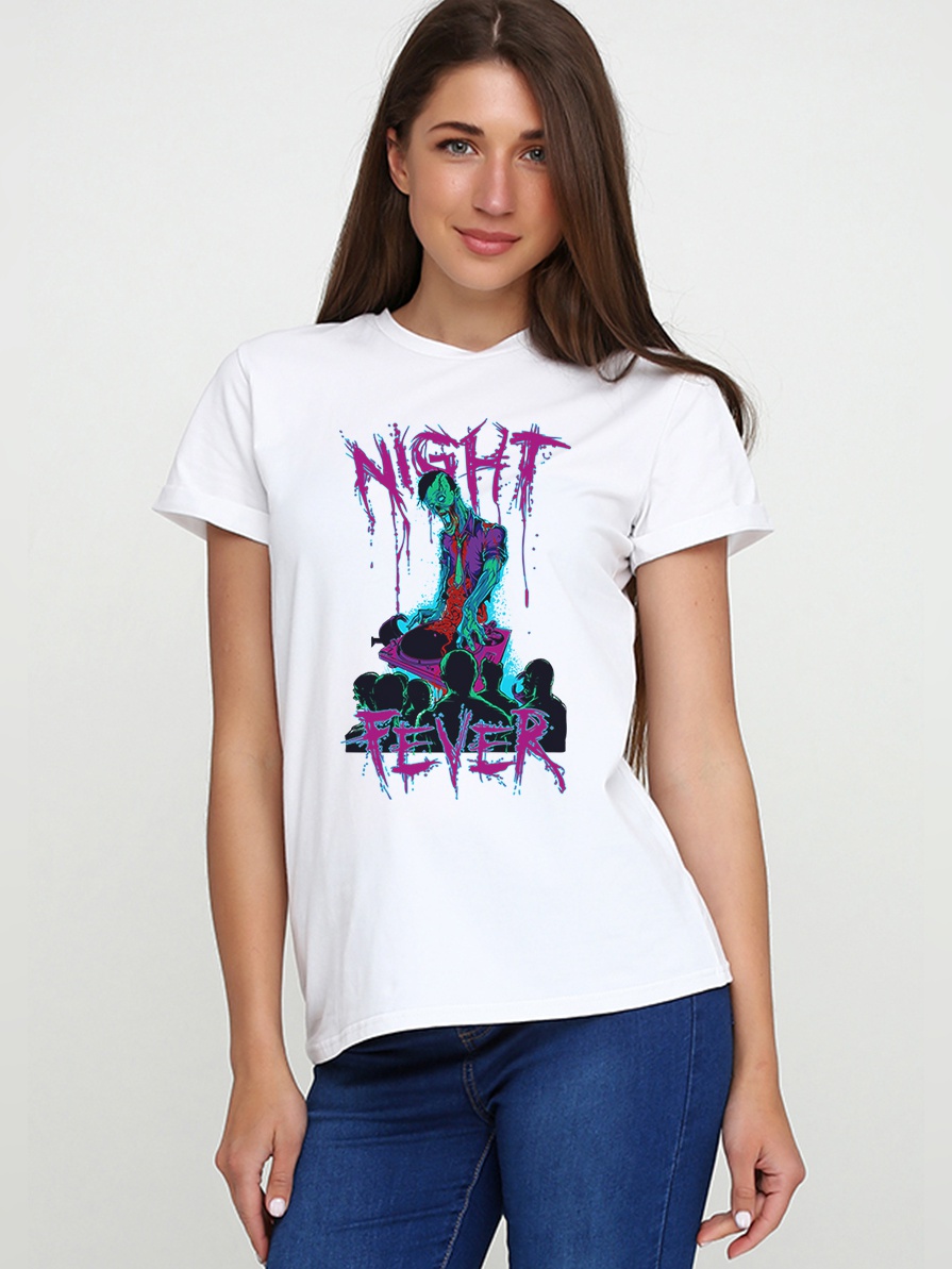 

Футболка Malta 19Ж441-24-Р3 Night fever M (44) Белая