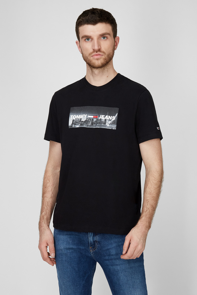 

Мужская черная футболка PHOTO PRINT Tommy Hilfiger XL DM0DM09788