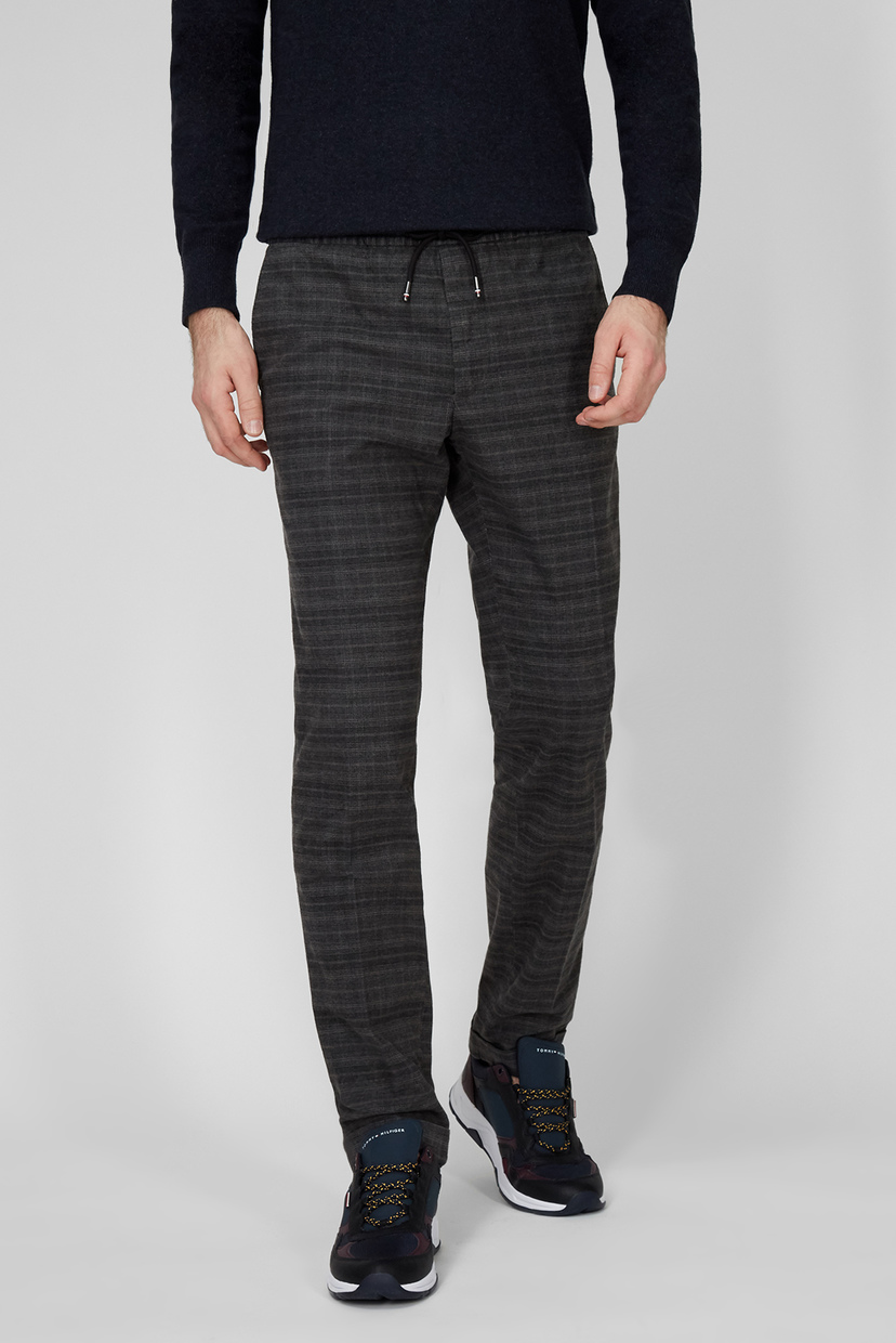 

Мужские серые брюки в клетку ACTIVE Tommy Hilfiger 34-32 MW0MW14939