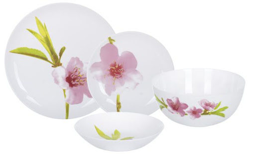 

Сервіз столовий Luminarc Water Color 19пр. LM-4905e-7080p