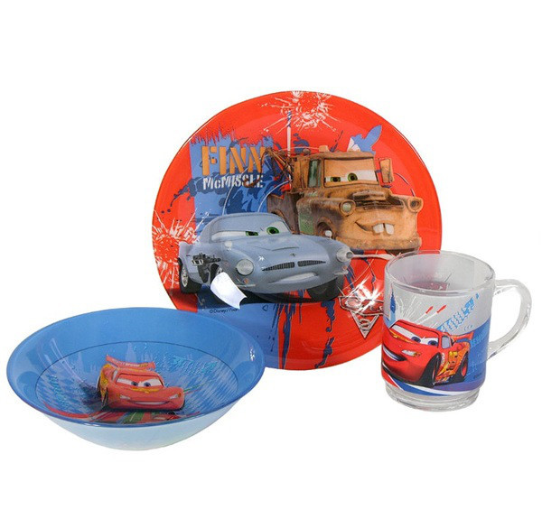 

Набір для дітей Disney Cars Two 3 пр. LM-2036j