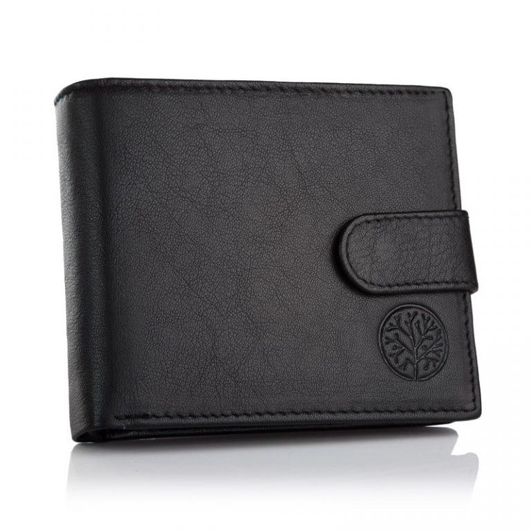 

Кошелёк кожаный мужской Betlewski с защитой RFID BPM-GTN-63 черный