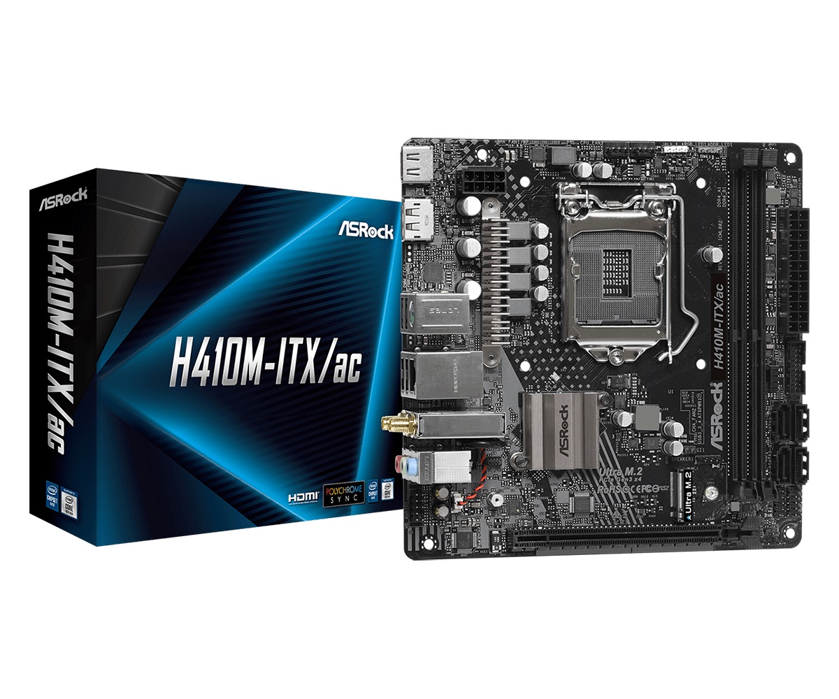 

ASRock H410M-ITX/ac Socket 1200