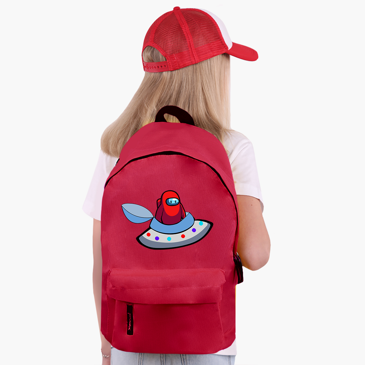 

Рюкзак детский Амонг Ас Красный (Among Us Red) (9263-2583) 17 л Камуфляж