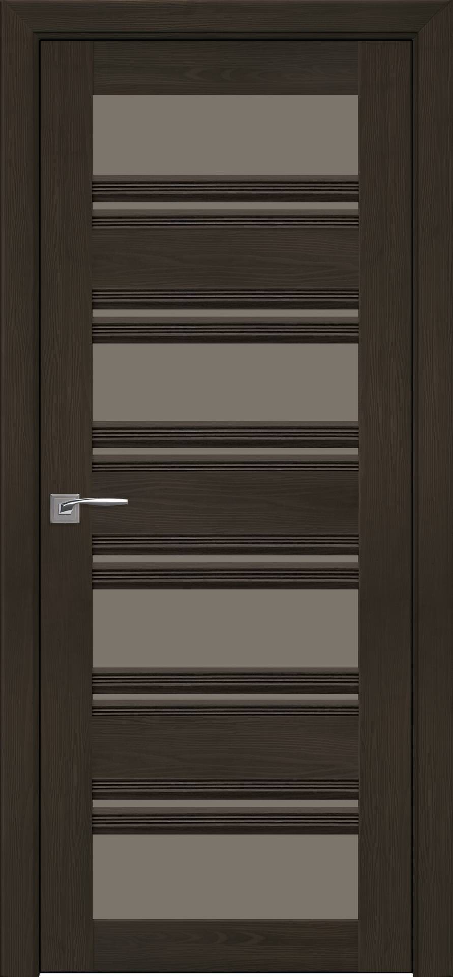 

Двери межкомнатные Новый Стиль Венеция-C2-BR-Perla_di_Caffe (Жемчуг Кофейный) Smart Cover бронзовое стекло 600*2000