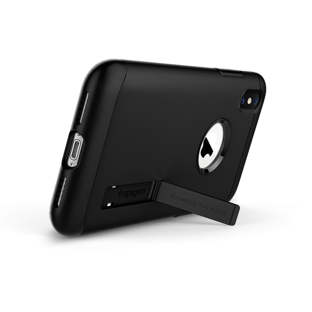 

Чехол Spigen для iPhone XS Slim Armor Black