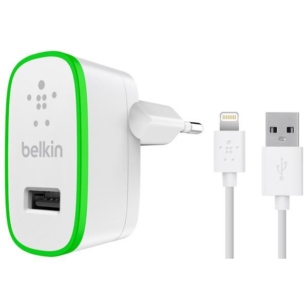 

Сетевое ЗУ Belkin Home Charger 12W USB 2.4A, Lightning 1.2m, white (JN63F8J125vf04-WHT)