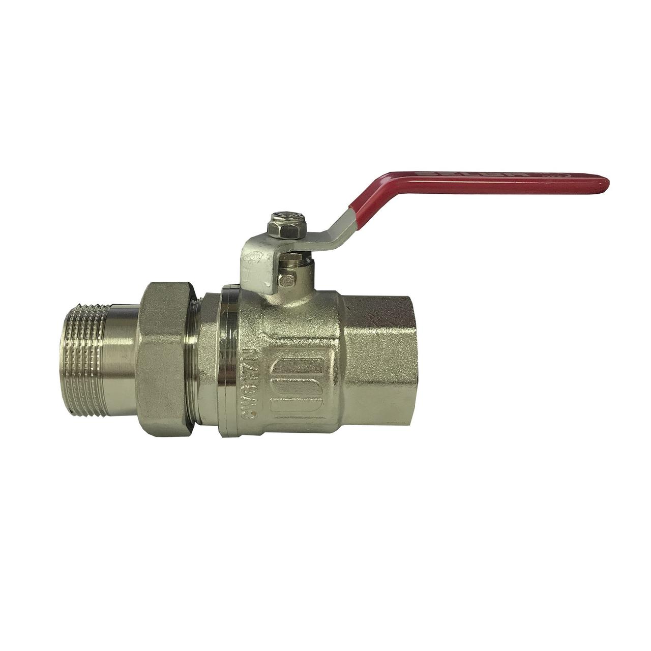 

Кран шаровый прямой с американкой 1 1/4 Selba (000015713)